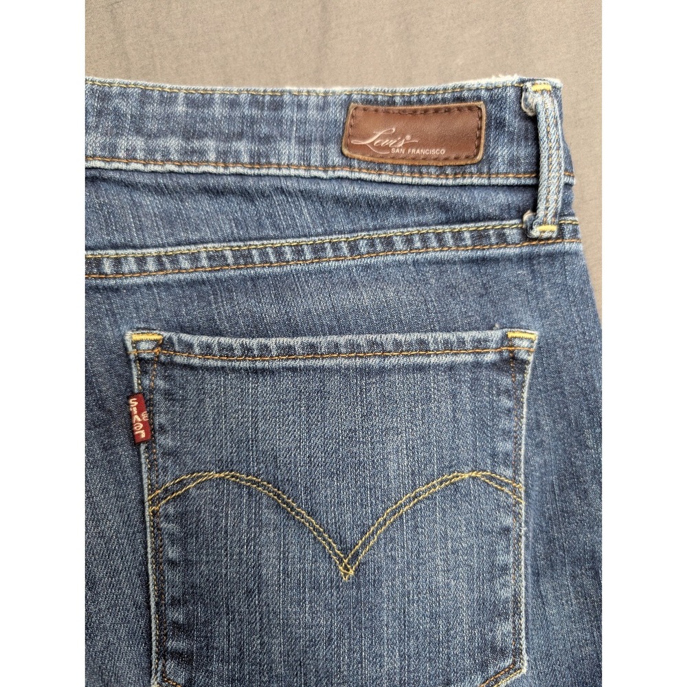 Levi's 515 Bootcut Jeans Women's Size 29 X 30 Medium Wash Blue‎ Denim Low Rise - Picture 5 of 7
